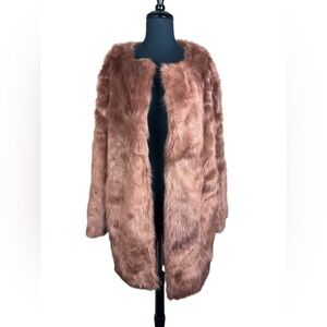 Faux fur coat